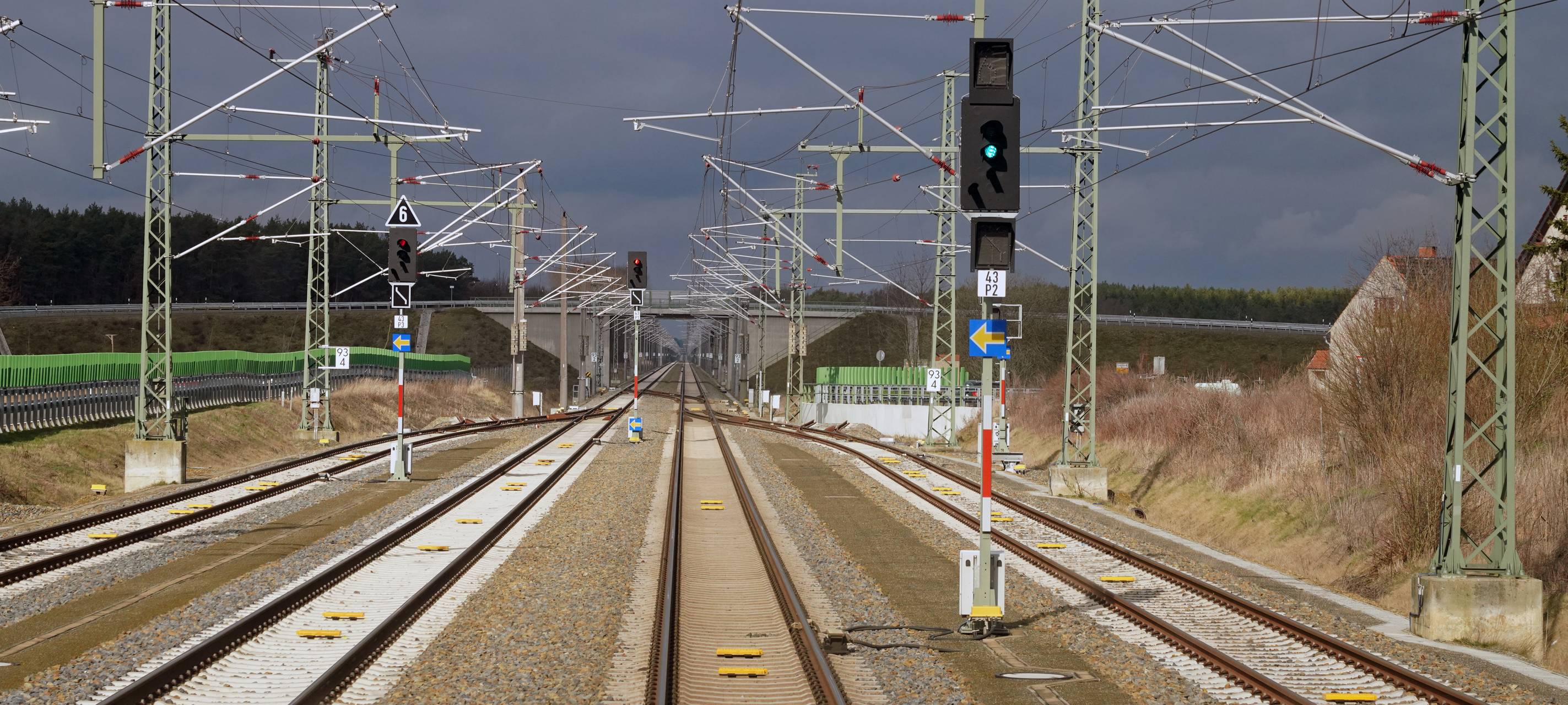 Oberleitung der DB.