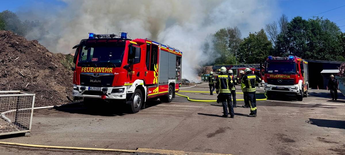 Schwerte: Rauch von Brand zieht nach Westhofen