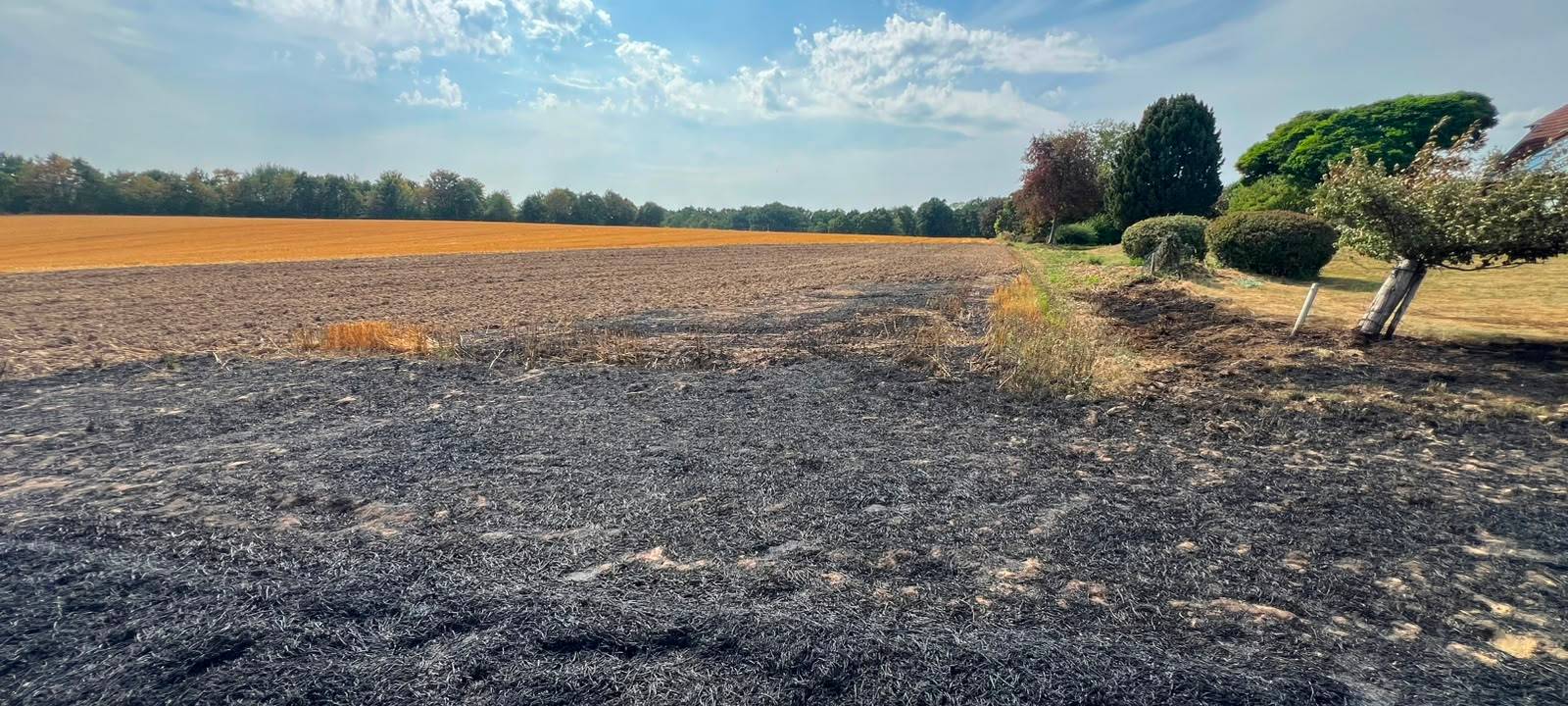Fröndenberg: Großbrand durch Traktor
