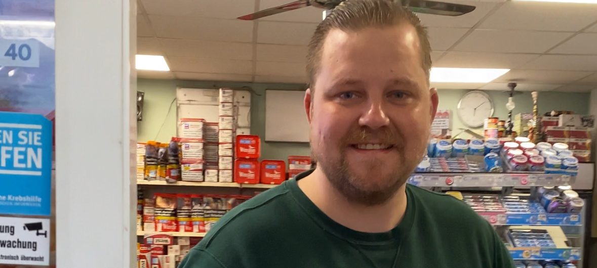 Andy Wille, Inhaber des Kiosk im Sundern in Bergkamen.